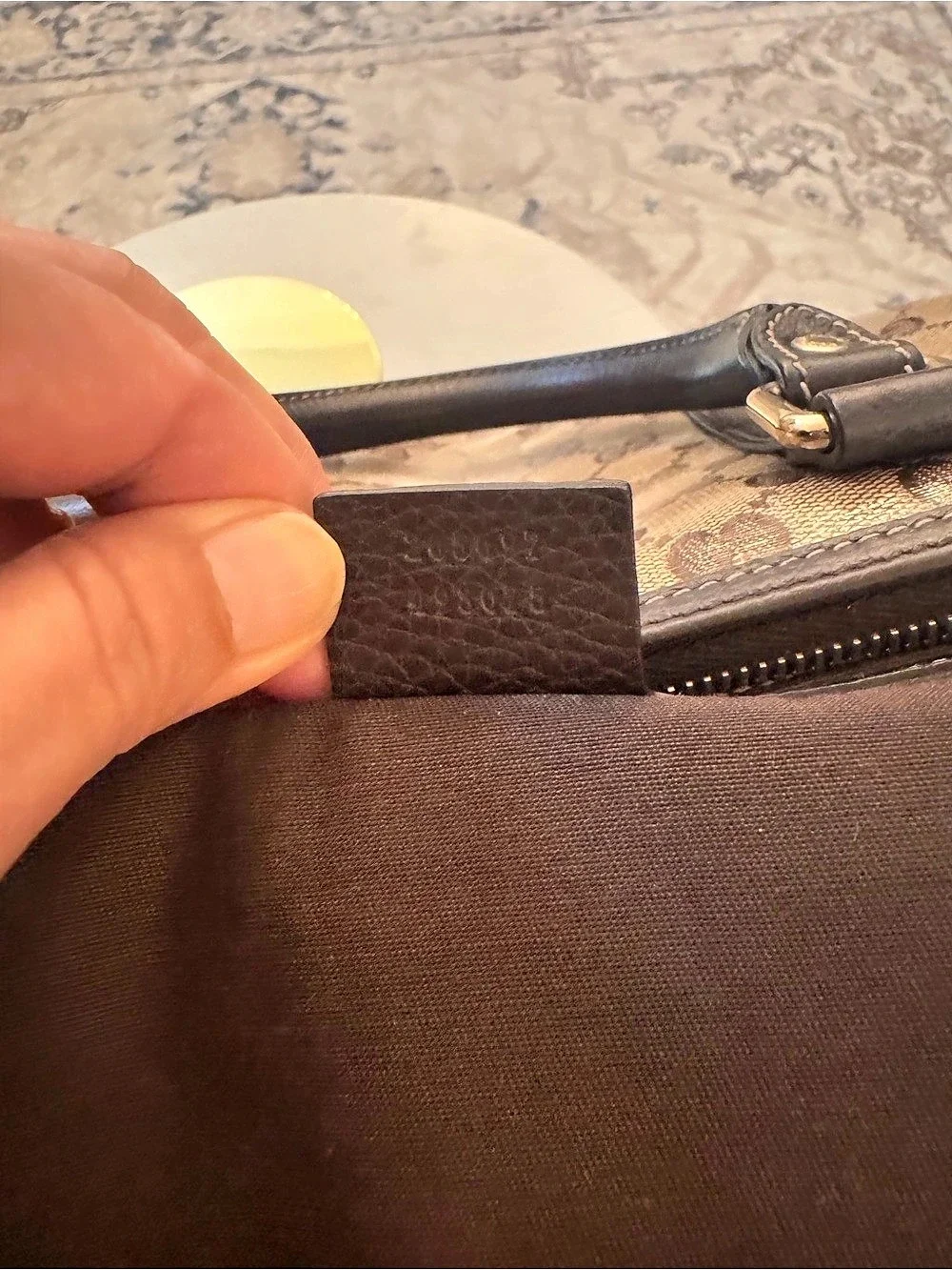 Gucci GG Supreme Monogram Boston Bag Brown